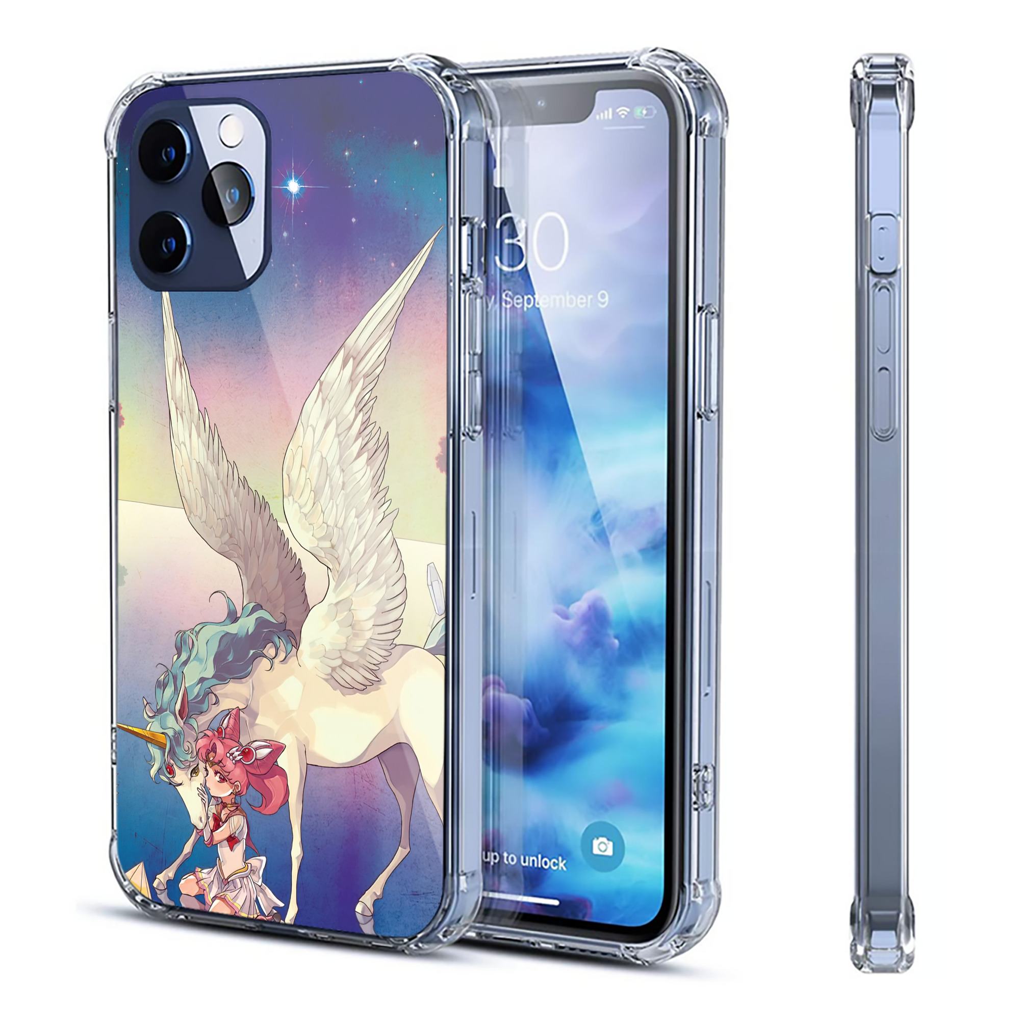 （画像用） 美少女戦士セーラームーン Sailor Moon 【iPhone 12シリーズ対応】透明スマホケース（クリアソフトケース）